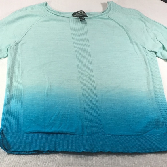 Ralph Lauren Active Sweater Ombre Turquoise Teal - Picture 1 of 6